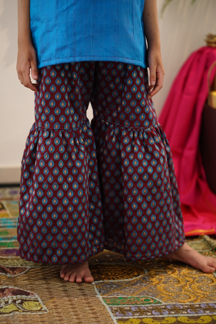 Janasya Women's Rama Green Brocade Woven Design Top with Straight Pant and  Jacket - Walmart.com